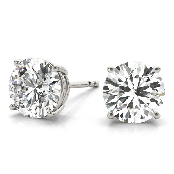 0.1-2.0ct Cluster Diamond Stud Earrings in Gold & Platinum