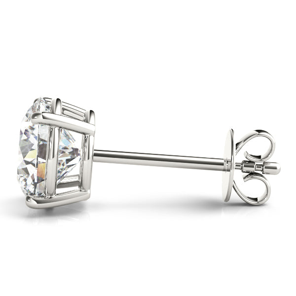 0.1-2.0ct Cluster Diamond Stud Earrings in Gold & Platinum