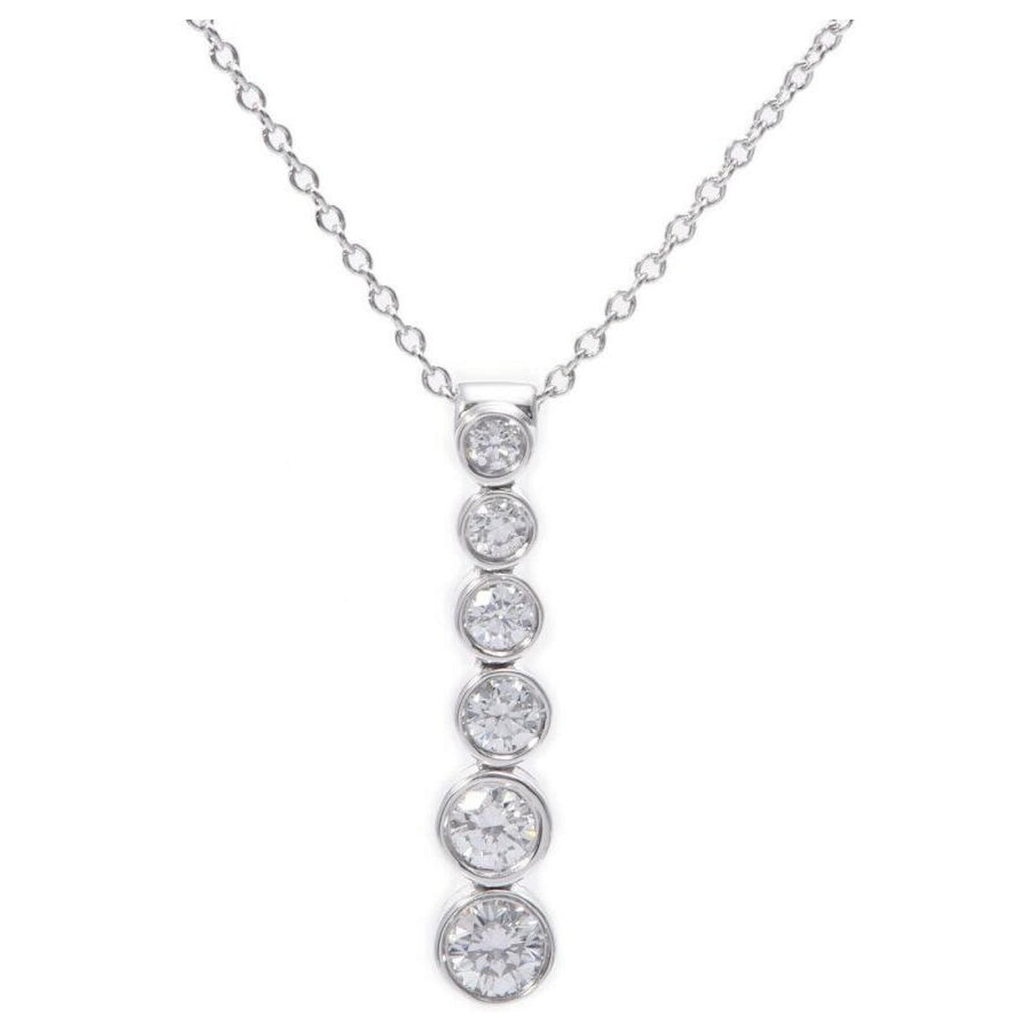 0.50ct Lab Diamond Necklace H/Si In Gold