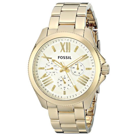 Fossil Spring 2014 Am4510 40mm Gold Tone Steel Bracelet & Case Mineral Women S Watch