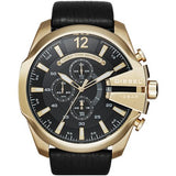 Diesel Mega Chief Leather Chronograph Watch