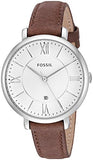 Fossil Jacqueline Women’s Brown Leather Watch – Classic Three-Hand Quartz