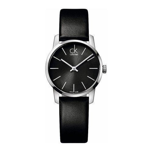 Calvin Klein Ck City Leather Ladies Watch
