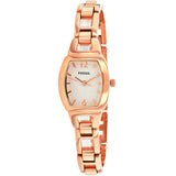 Fossil Women’s Isobel Watch, Rose Gold Dial & Stainless Steel Bracelet