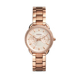 Fossil ES4264 Tailor Women’s Rose Gold Watch – 35mm Stainless Steel Bracelet