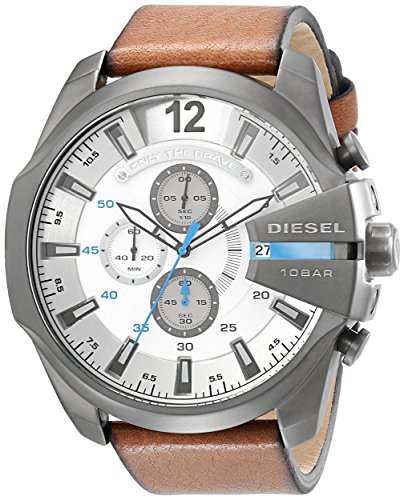 Diesel Men's DZ4280 Diesel Chief Series Analog Display Analog Quartz Brown Watch