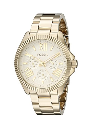 Fossil Women's AM4570 Cecile Gold-Tone Stainless Steel Watch