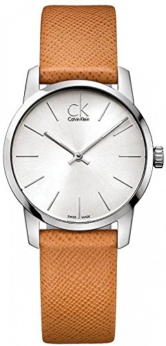 CK Calvin Klein City Lady Swiss Watch Brown