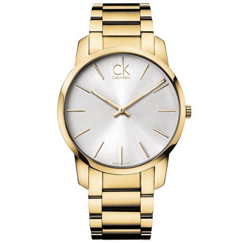Calvin Klein Men's Watch K2G21546 – Gold-Tone Stainless Steel Bracelet
