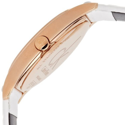 Calvin Klein Women's 'Skirt' Rose-goldplated Swiss Quartz Watch