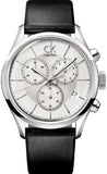 Calvin Klein Masculine Leather Mens Watch