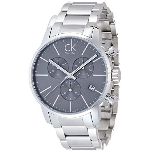 CK Calvin Klein City Chronograph Men's Watch K2g27143 Silver