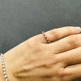 half eternity gold ring