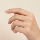 5 stone diamond ring