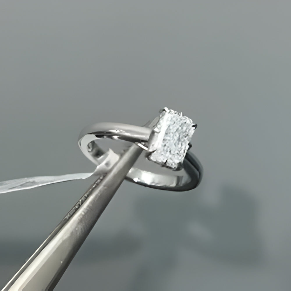 radiant cut diamond ring