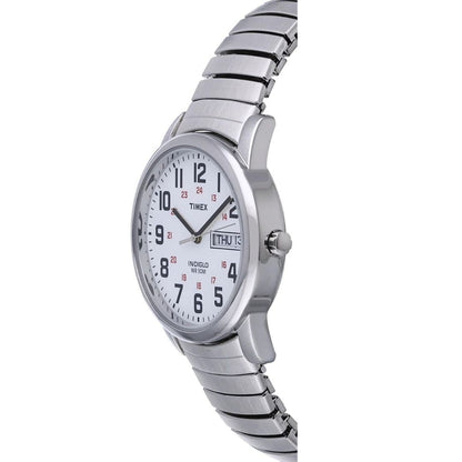 Mens Easy Reader Watch with Stainless Steel Strap