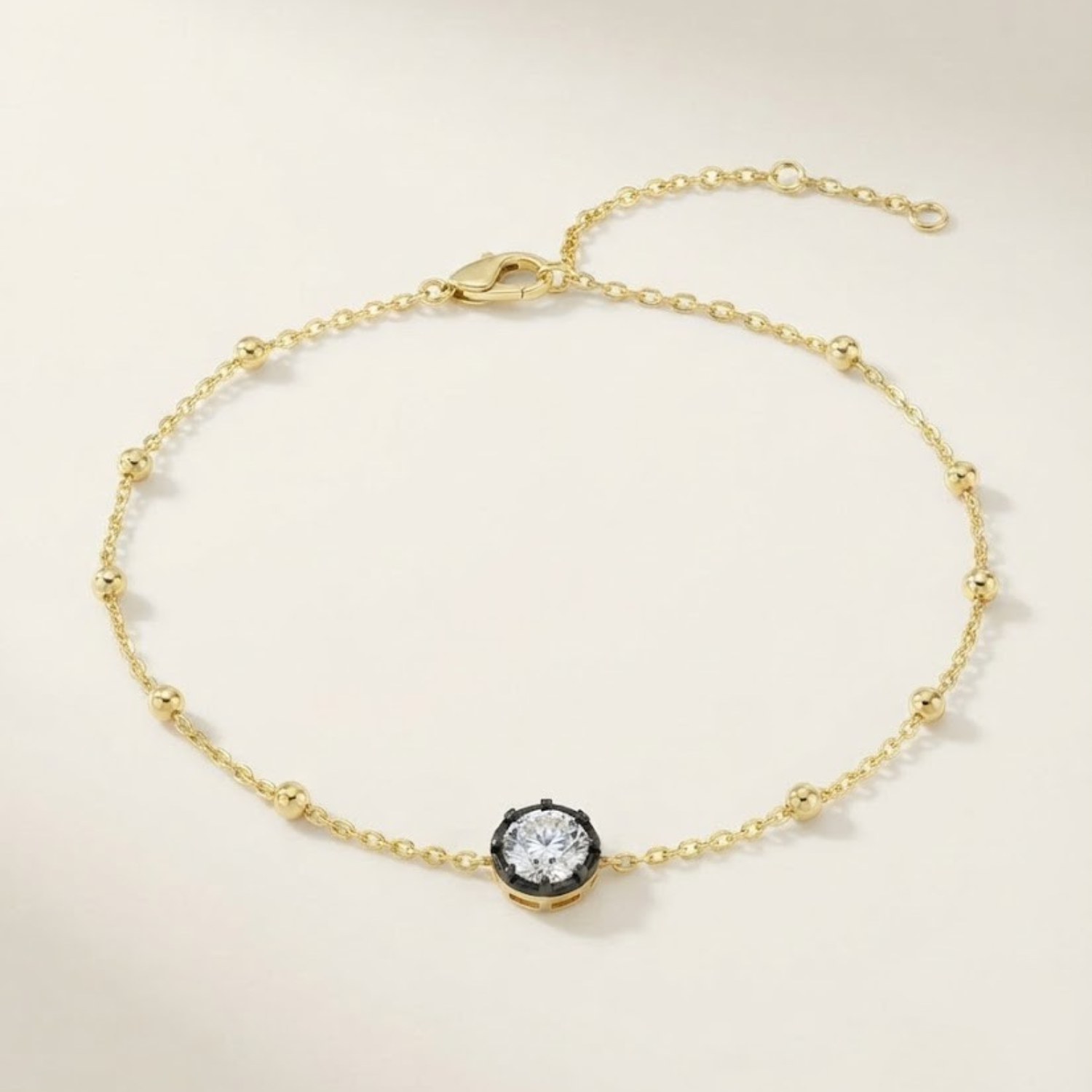 0.50Carat DE/VS Lab Grown Diamond Everyday Bracelet 9k Yellow Gold Ready To Ship