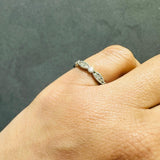 vintage diamond round ring