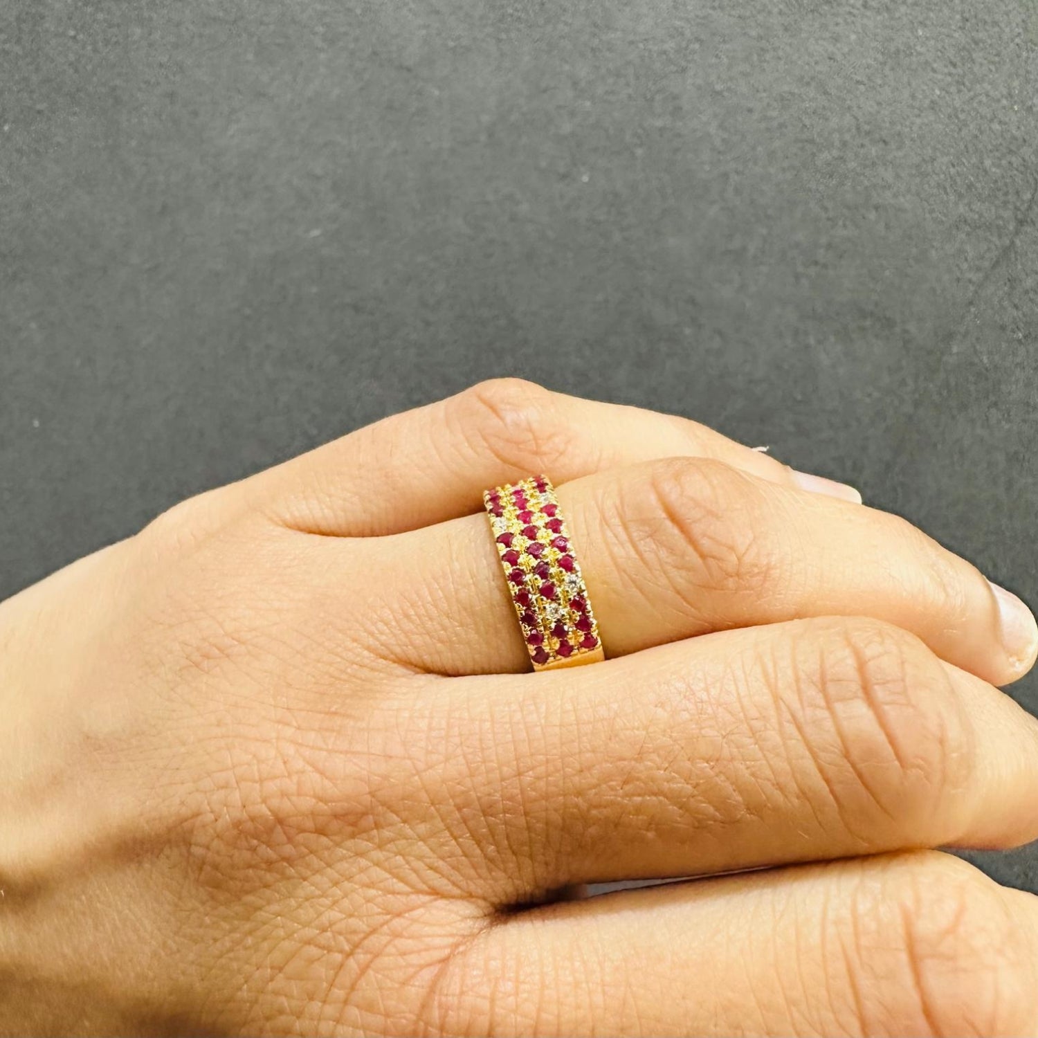 lab diamond eternity ring