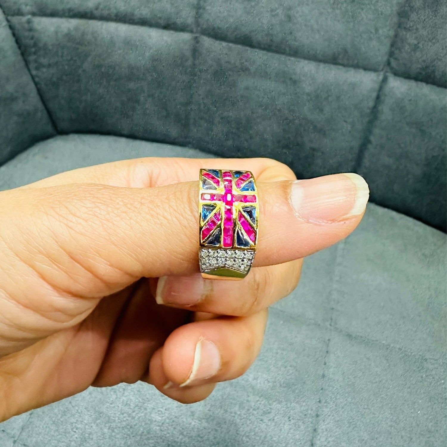 uk flag ring