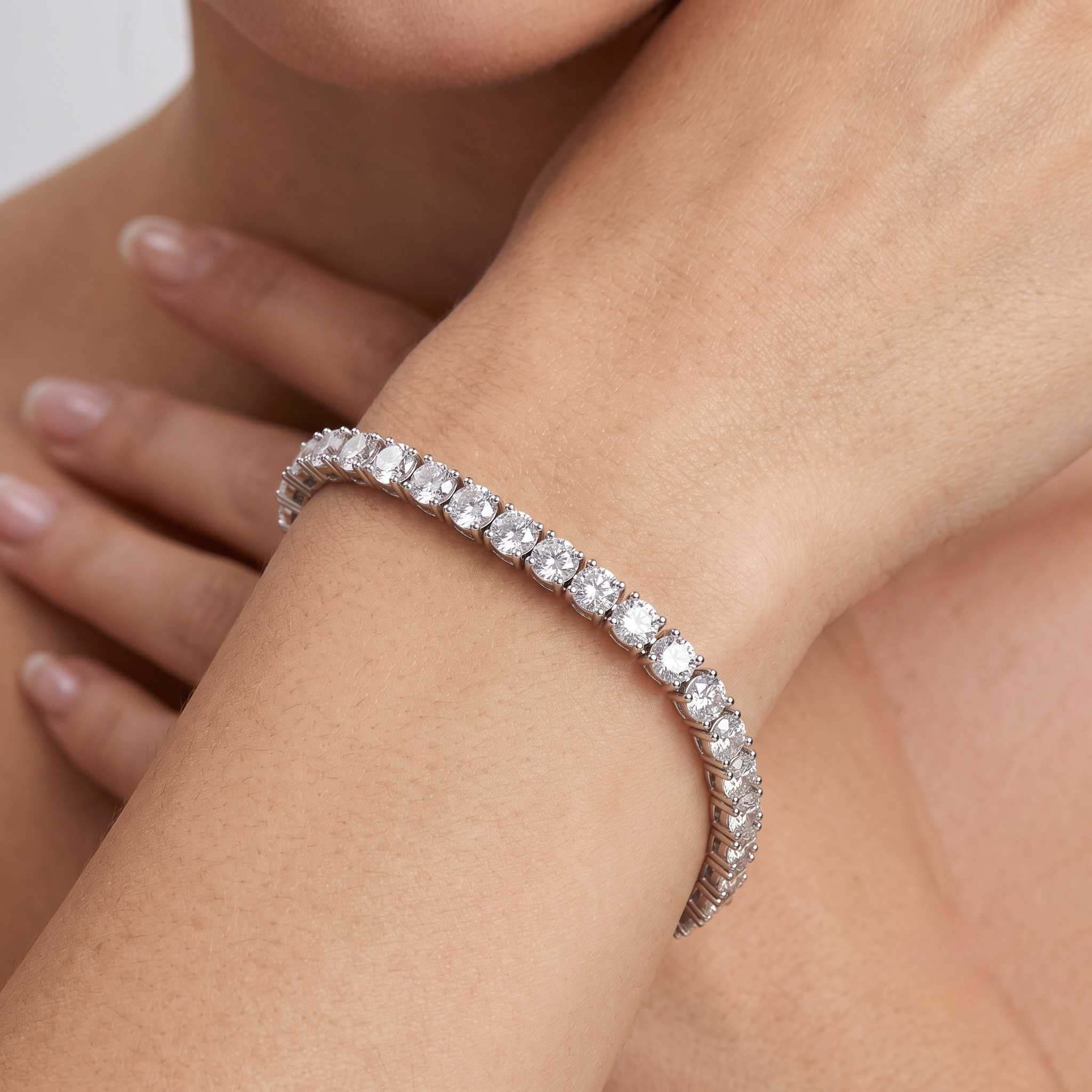 4ct diamond tennis bracelet birthday gift for her