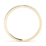 Channel Set Half Eternity Ring in Gold & Platinum