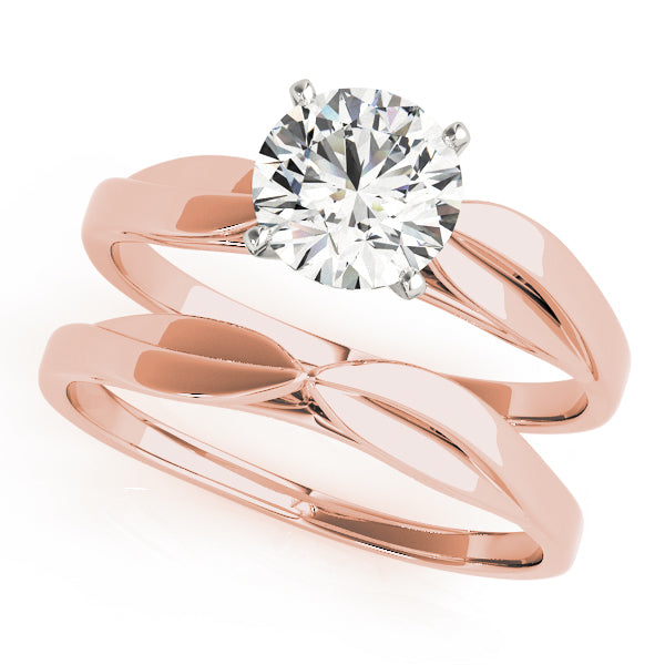 Iconic Solitaires Round Diamond Engagement Ring — 9K/18K Gold & Platinum