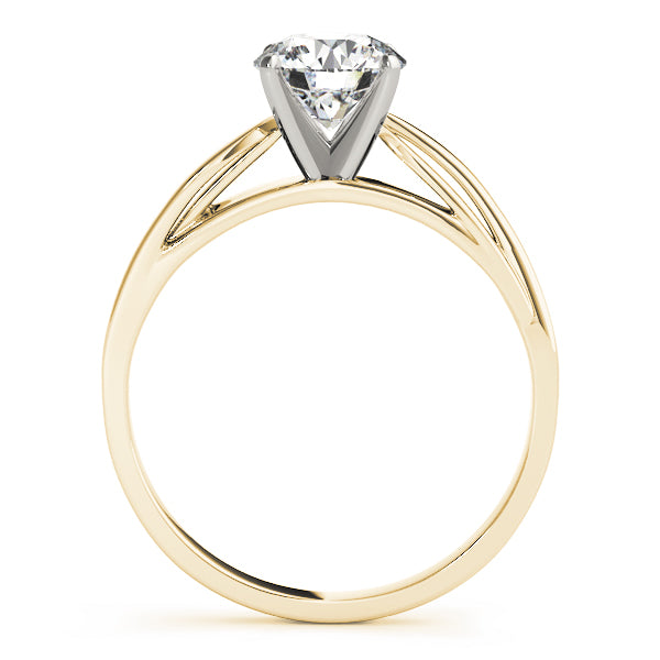 Iconic Solitaires Round Diamond Engagement Ring — 9K/18K Gold & Platinum