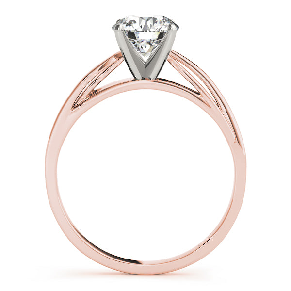Iconic Solitaires Round Diamond Engagement Ring — 9K/18K Gold & Platinum