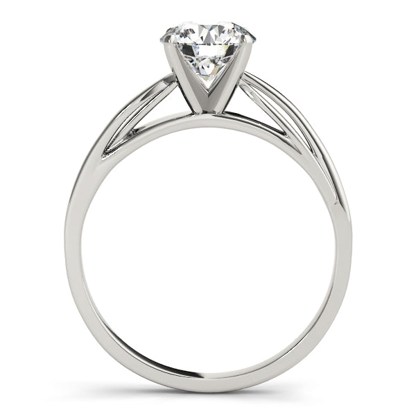 Iconic Solitaires Round Diamond Engagement Ring — 9K/18K Gold & Platinum