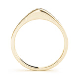Channel Set Half Eternity Ring in Gold & Platinum