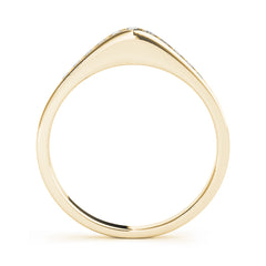 Channel Set Half Eternity Ring in Gold & Platinum