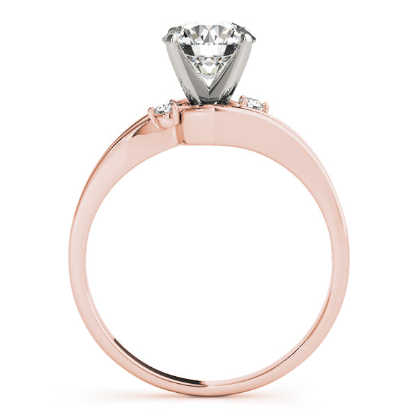 Celestial Solitaires Round Diamond Engagement Ring — 9K/18K Gold & Platinum