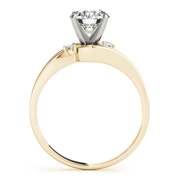 Celestial Solitaires Round Diamond Engagement Ring — 9K/18K Gold & Platinum