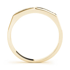 Channel Set Half Eternity Ring in Gold & Platinum