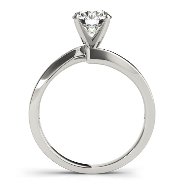 Cherished Solitaires Round Diamond Engagement Ring — 9K/18K Gold & Platinum