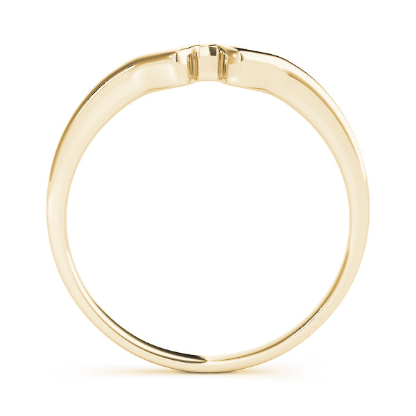 Gold Curved Wedding Bands