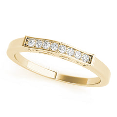 Channel Set Half Eternity Ring in Gold & Platinum