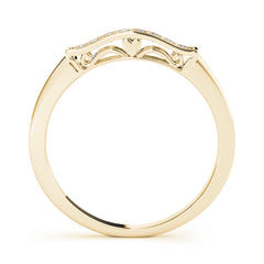 Channel Set Half Eternity Ring in Gold & Platinum