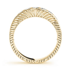 Channel Set Half Eternity Ring in Gold & Platinum