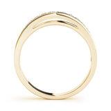 Channel Set Half Eternity Ring in Gold & Platinum