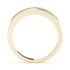 Channel Set Half Eternity Ring in Gold & Platinum