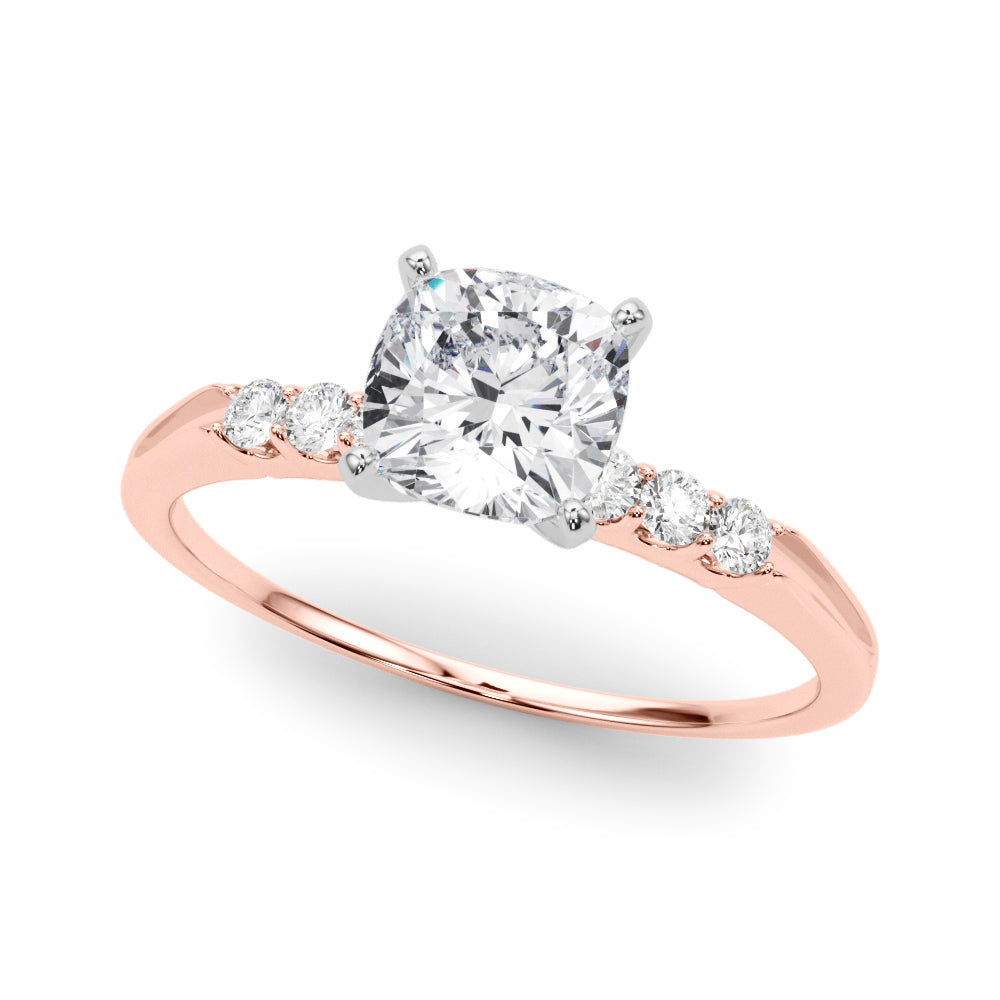 Eternal Prong-Set Round Diamond Engagement Ring — 9K/18K Gold & Platinum