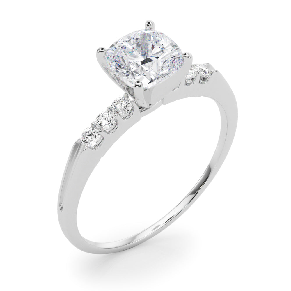 Eternal Prong-Set Round Diamond Engagement Ring — 9K/18K Gold & Platinum