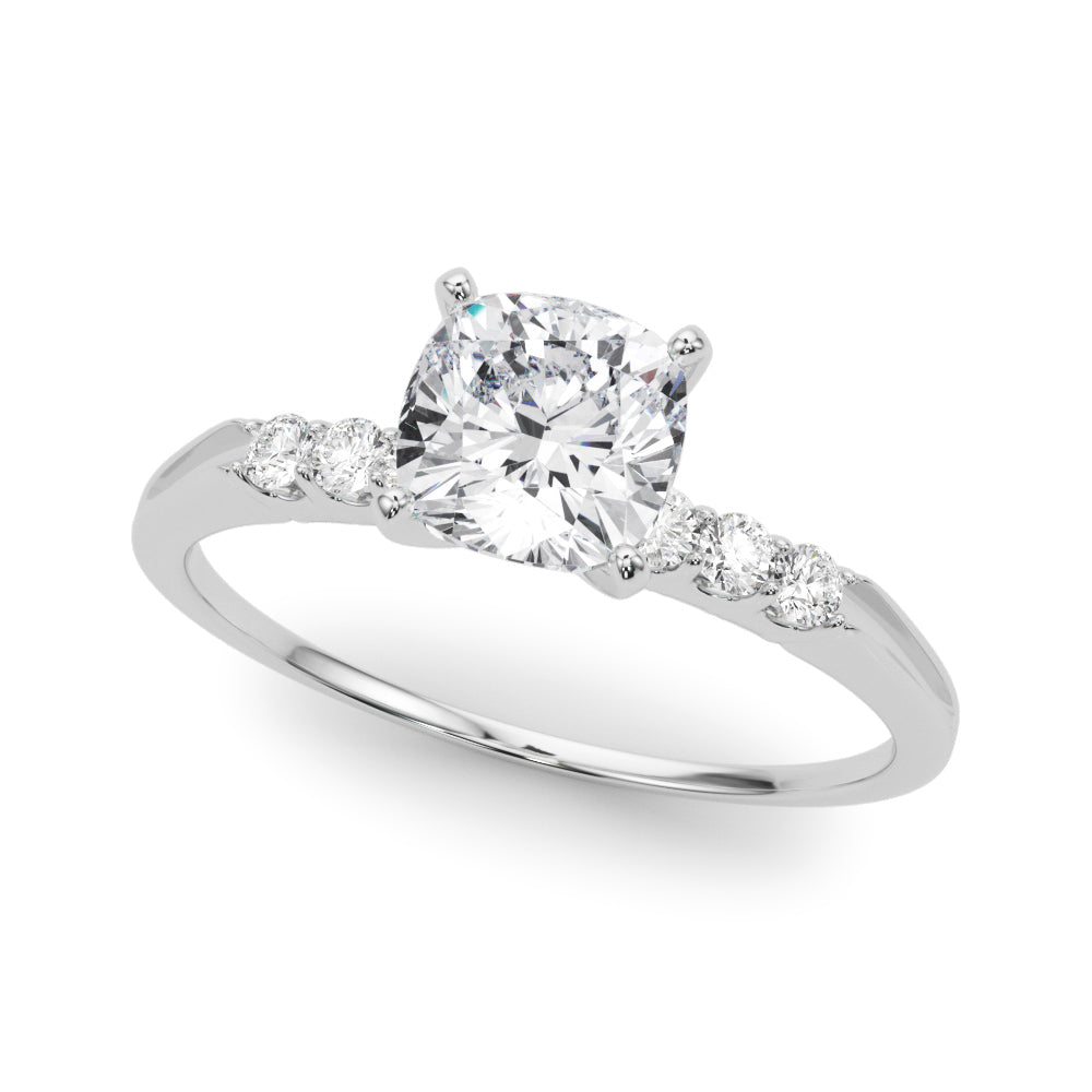 Eternal Prong-Set Round Diamond Engagement Ring — 9K/18K Gold & Platinum