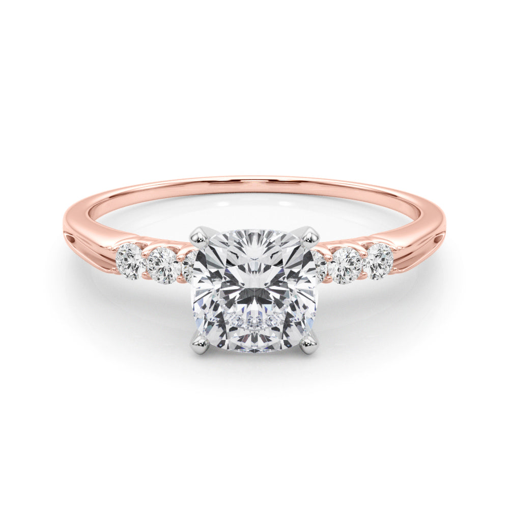 Eternal Prong-Set Round Diamond Engagement Ring — 9K/18K Gold & Platinum