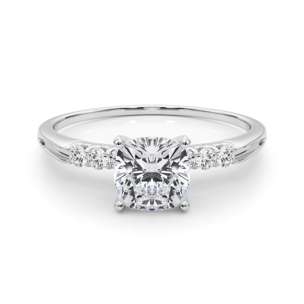 Eternal Prong-Set Round Diamond Engagement Ring — 9K/18K Gold & Platinum