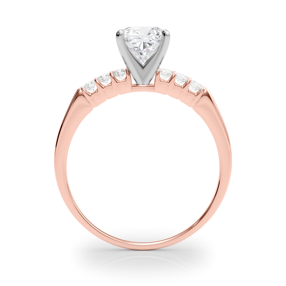Eternal Prong-Set Round Diamond Engagement Ring — 9K/18K Gold & Platinum