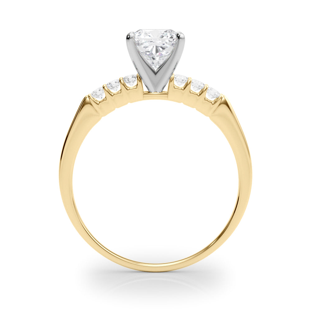 Eternal Prong-Set Round Diamond Engagement Ring — 9K/18K Gold & Platinum