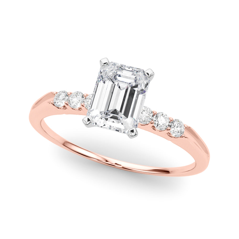 Eternal Prong-Set Round Diamond Engagement Ring — 9K/18K Gold & Platinum